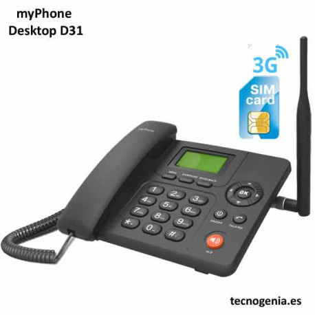 myPhone D31 telefono sobremesa SIM GSM